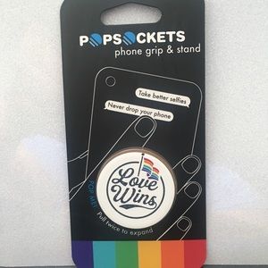 Pride Popsocket phone grip and stand